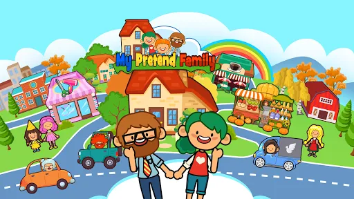 Tangkapan skrin My Pretend Home & Family Town