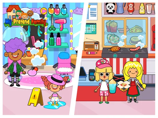Ảnh chụp màn hình của My Pretend Home & Family iPad 