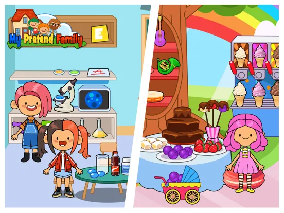 Ảnh chụp màn hình của My Pretend Home & Family iPad 