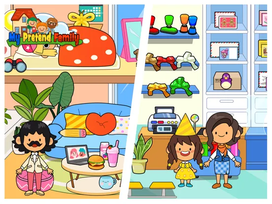 Ảnh chụp màn hình của My Pretend Home & Family iPad 