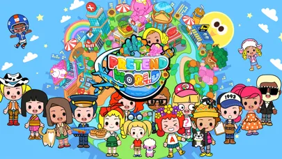 Tangkapan layar My Pretend World Town & Family