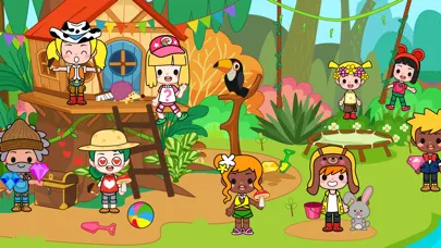 Tangkapan layar My Pretend World Town & Family