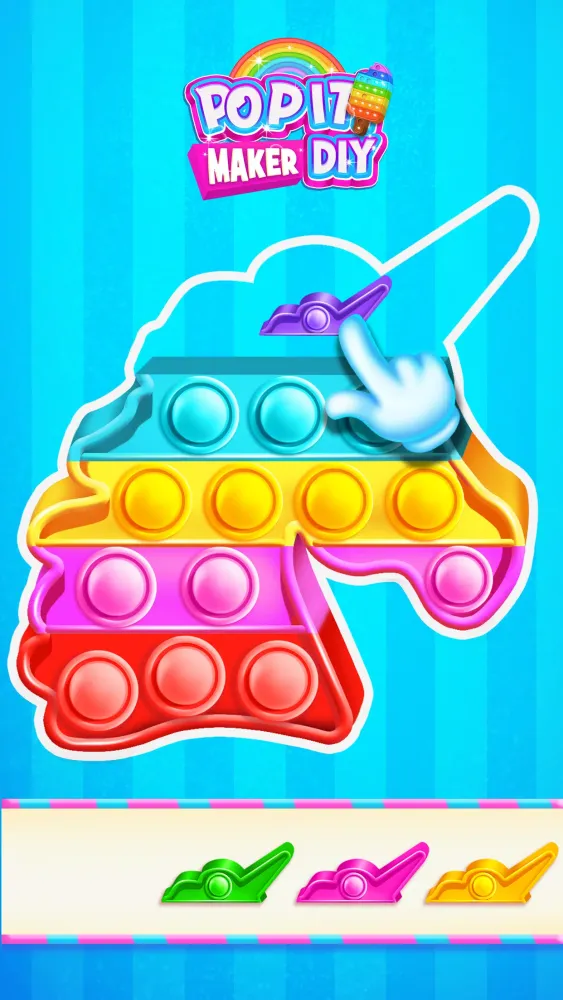 Pop It 3D Fidget Toy Maker Screenshots