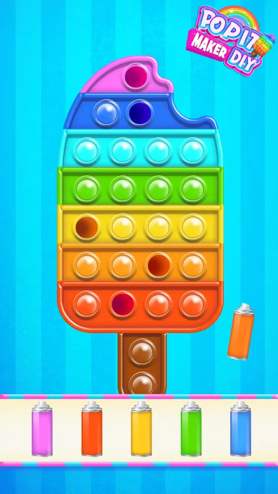 Pop It 3D Fidget Toy Maker Screenshots