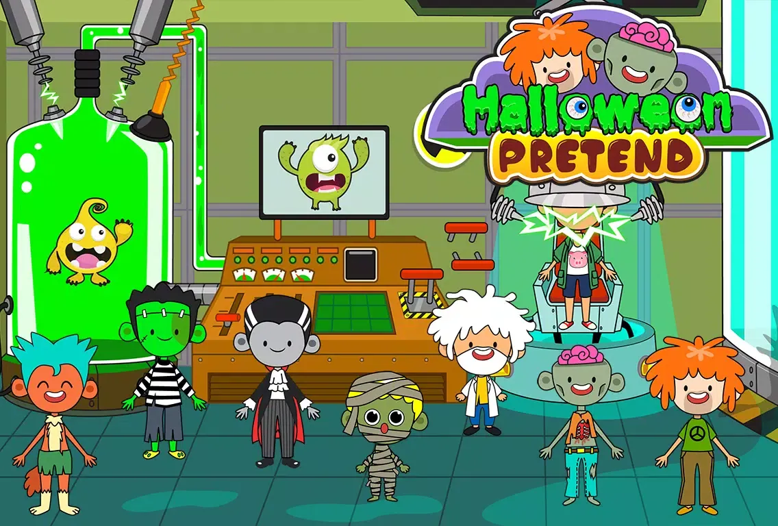 Capturas de pantalla de My Pretend Halloween Town