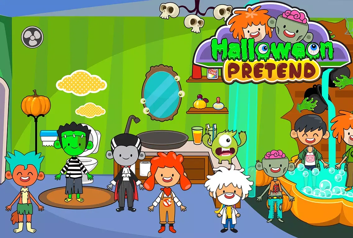 Capturas de pantalla de My Pretend Halloween Town