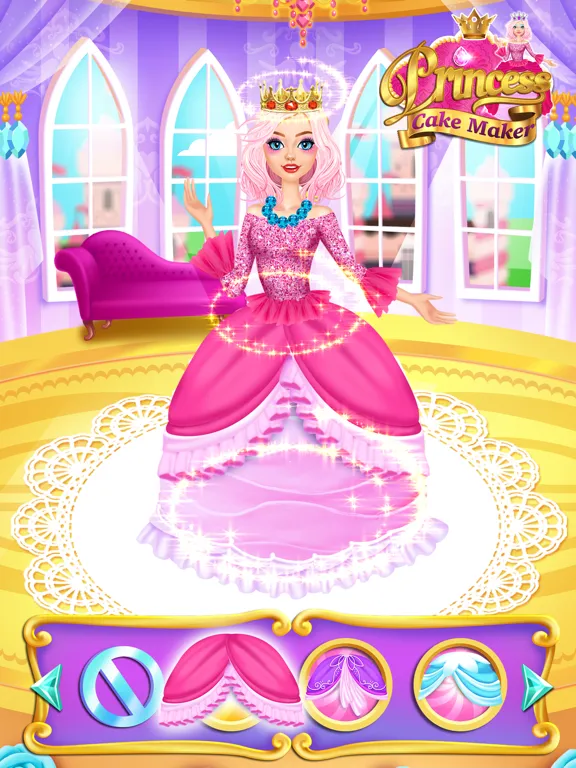 صور Rainbow Princess Cake Maker iPad 