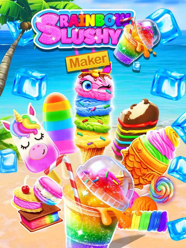 Captures d'écran de Rainbow Frozen Slushy Truck