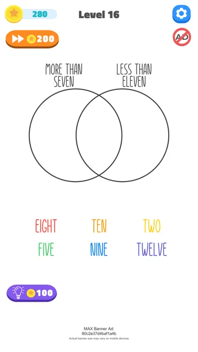 ภาพหน้าจอของ That's so Venn