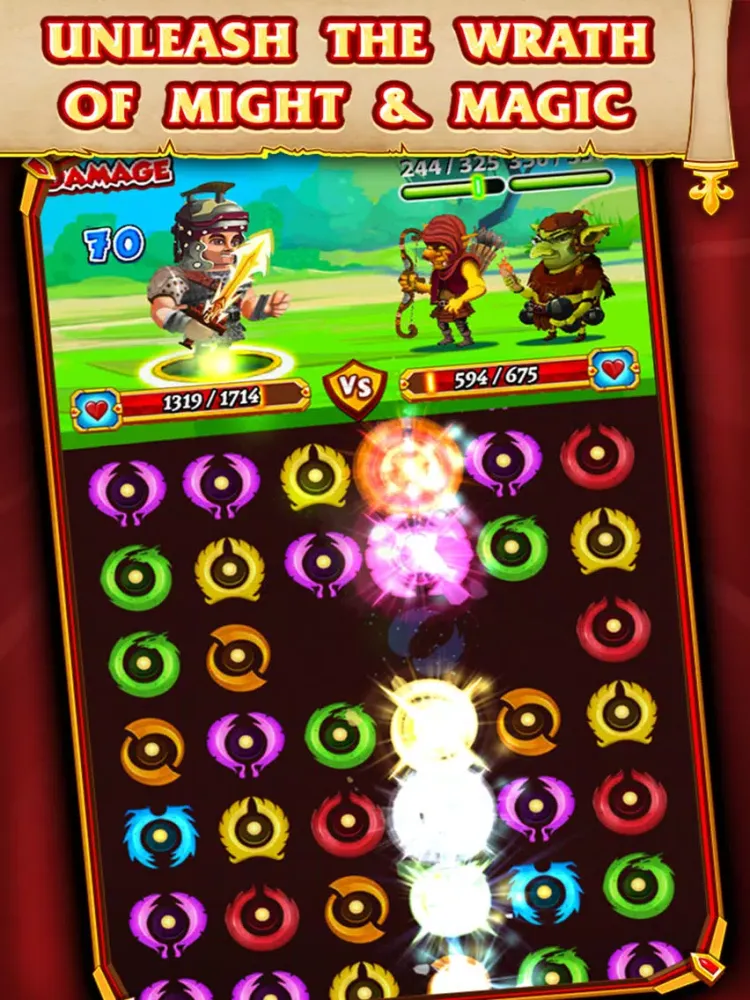 Kingdom Come - Puzzle Quest iPad  سکرین شاٹس