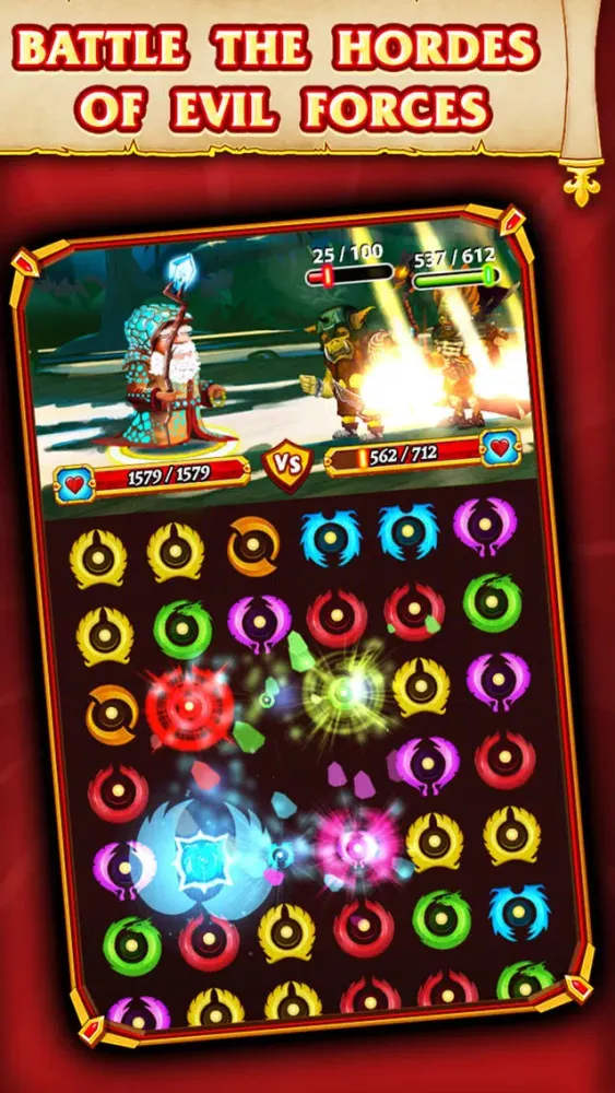 Kingdom Come - Puzzle Quest سکرین شاٹس