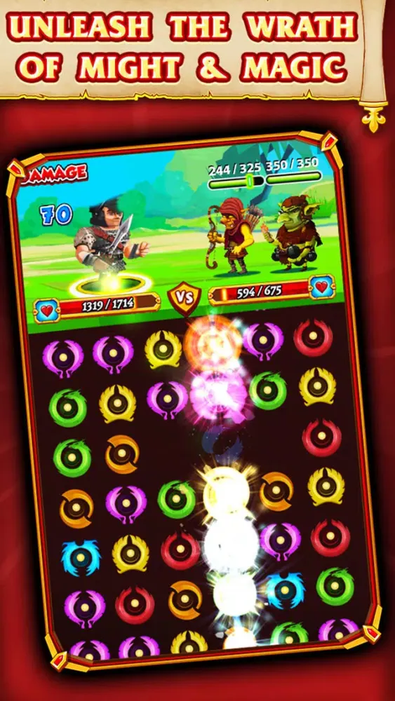 Kingdom Come - Puzzle Quest سکرین شاٹس
