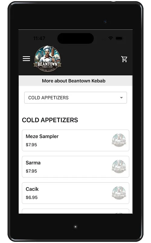 Ảnh chụp màn hình của Beantown Kebab & Gyro