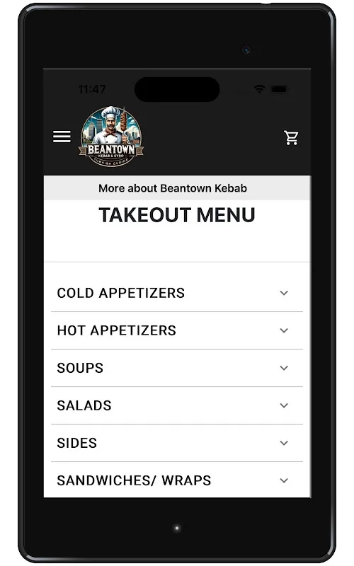 Ảnh chụp màn hình của Beantown Kebab & Gyro