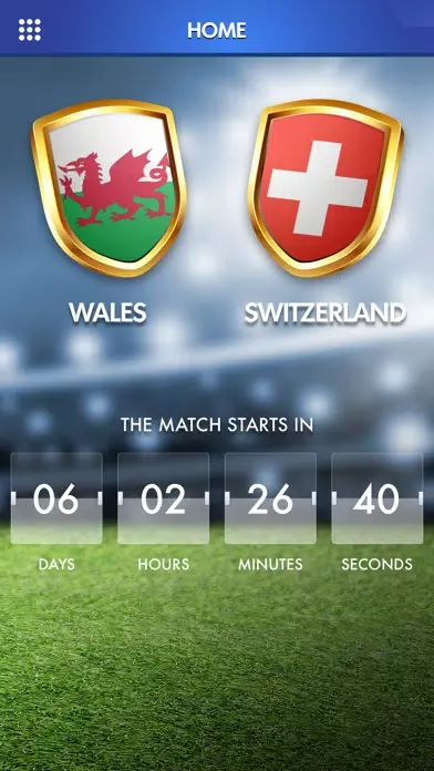 ภาพหน้าจอของ Euro 2021 - Live football