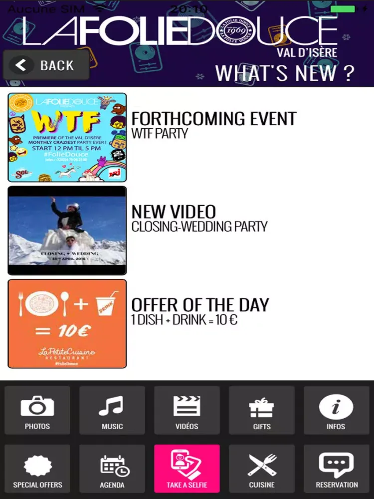 Zrzuty ekranu La Folie Douce iPad