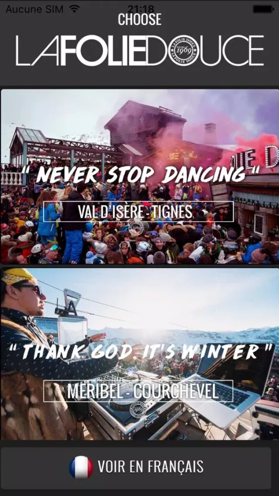 Zrzuty ekranu La Folie Douce