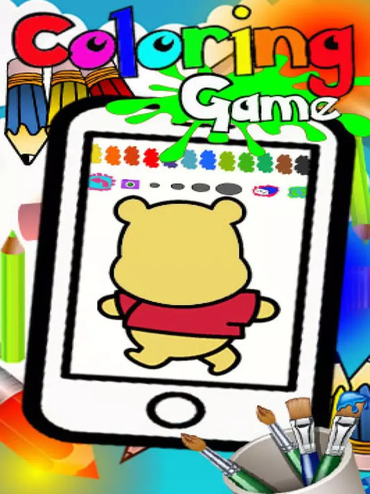 Bear Babie Coloring Kids Version iPad  Screenshots
