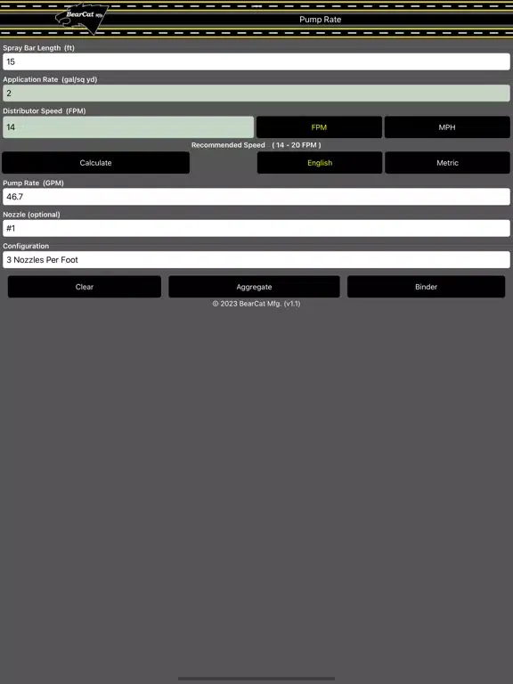 تصاویر Spread Rate Calculator iPad 