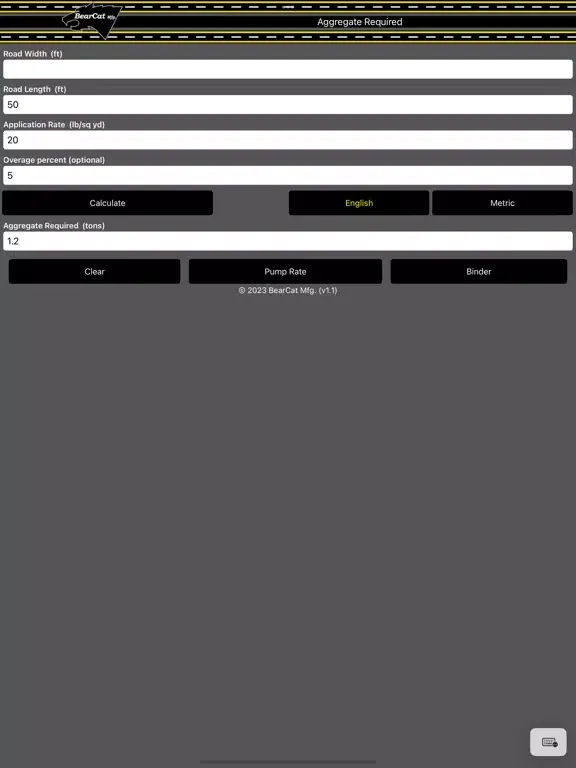 تصاویر Spread Rate Calculator iPad 