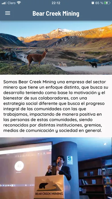 Capturas de tela do Bear Creek Mining