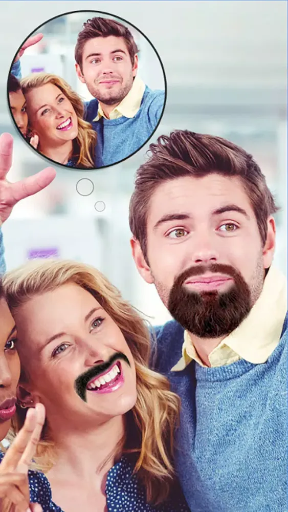 Beard Photo Booth & Mustache Camera HD Montage Screenshots