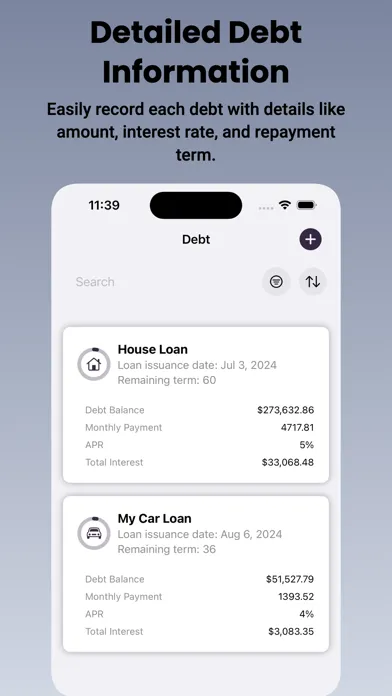 Debt Tracker Master應用截圖