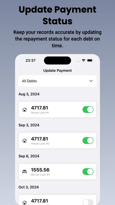 Debt Tracker Master應用截圖