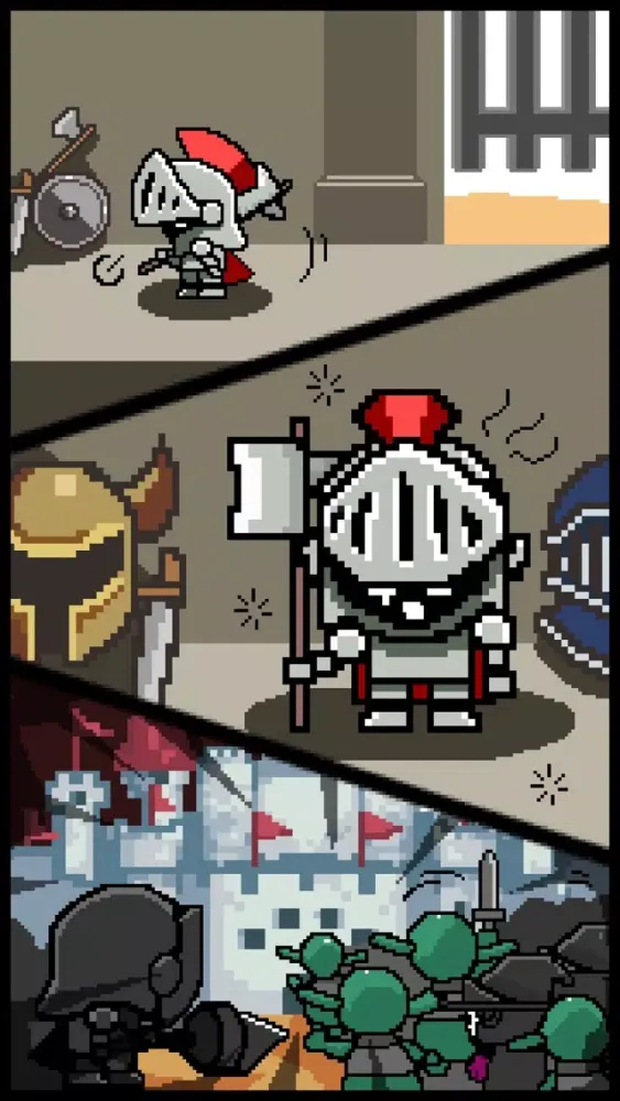 Capturas de tela do Tap Tap Knight