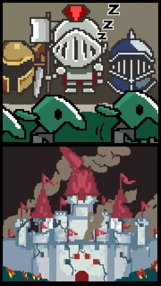 Capturas de tela do Tap Tap Knight