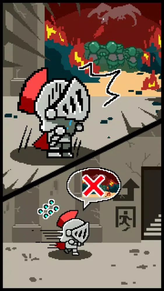 Capturas de tela do Tap Tap Knight
