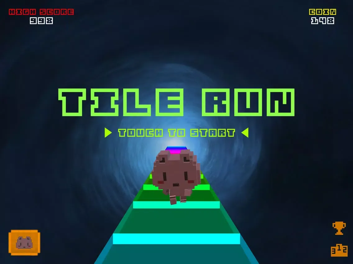 Ảnh chụp màn hình của TILE RUN+ iPad 