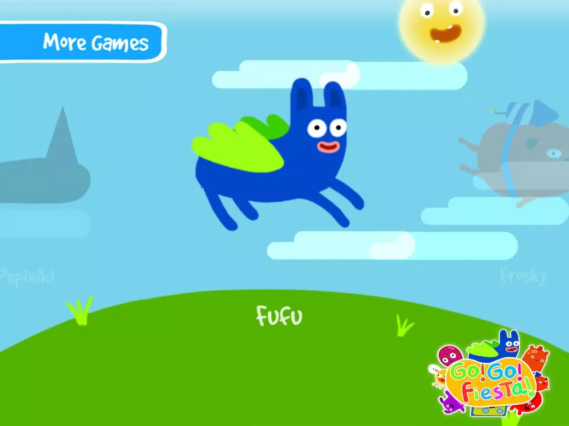 Tangkapan layar Go Go Fiesta Run iPad 