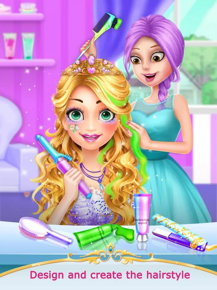 Capturas de pantalla de Princess Salon 2 - Girl Games