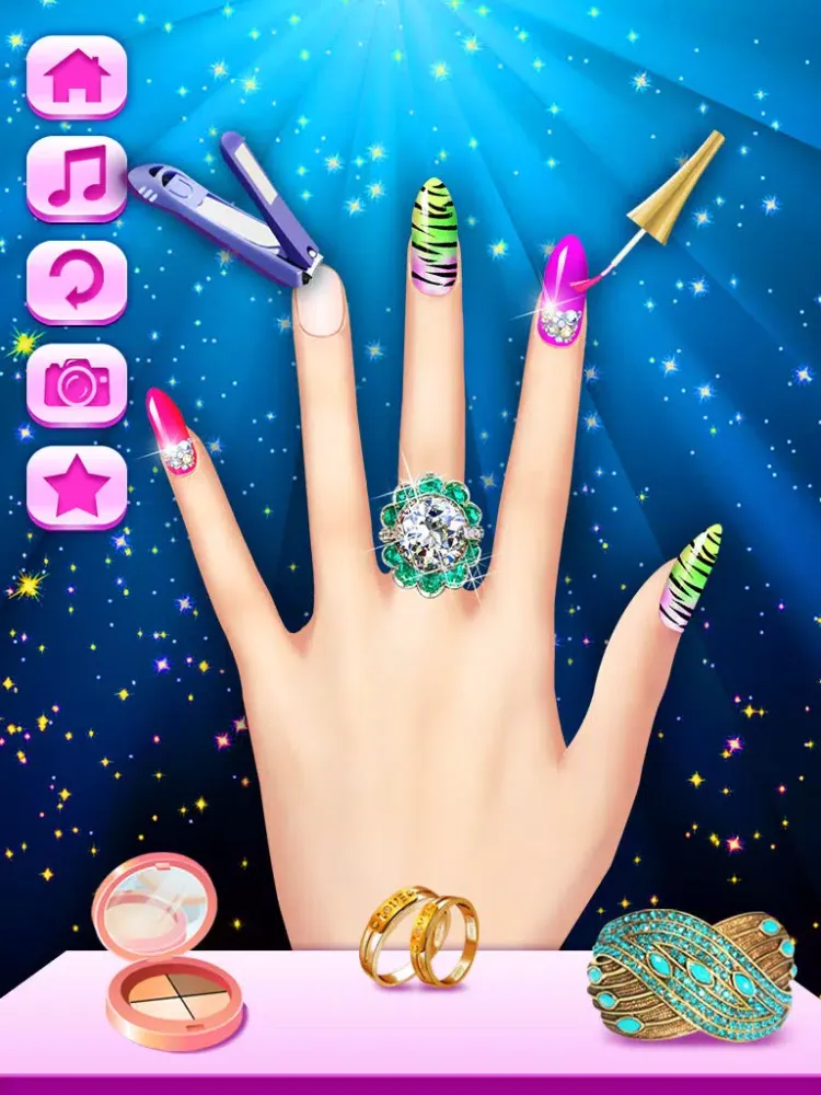 Nail Salon - Girls Games iPad 應用截圖