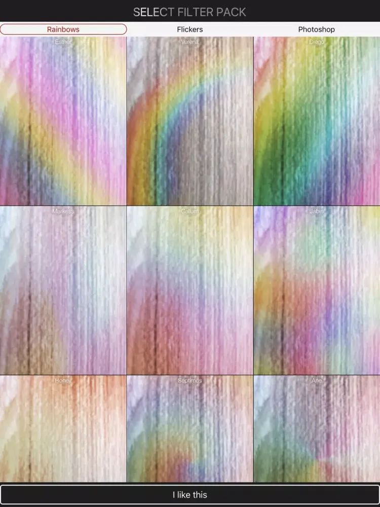 iCamera - 36 daily awesome filters & modes in one iPad  Ekran Görüntüleri