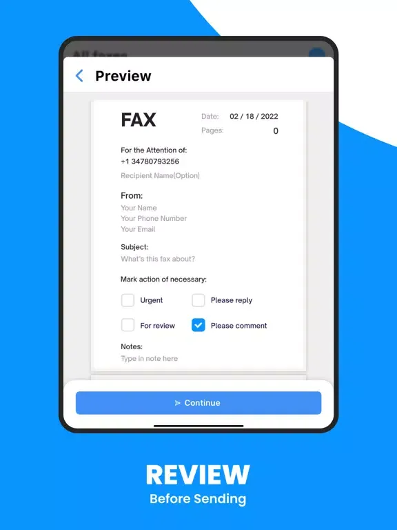 صور FAX FREE from iPhone: Send Doc iPad 