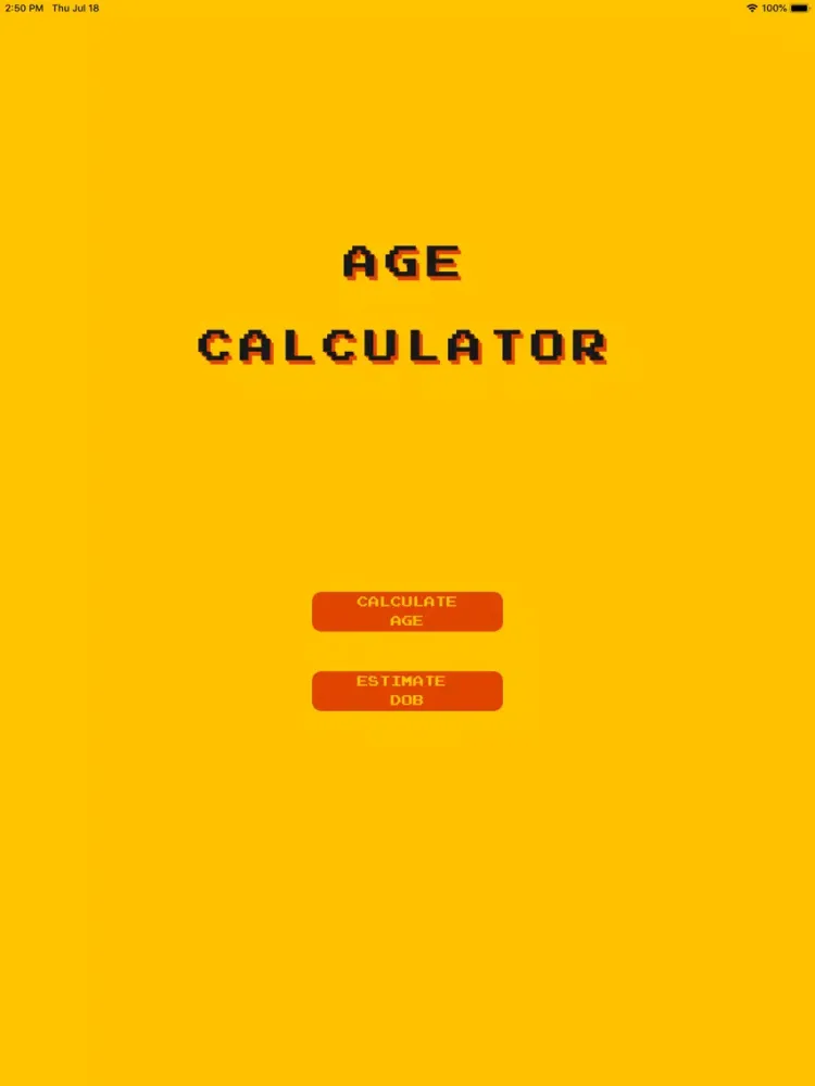 ภาพหน้าจอของ Age Calculator by Bearlytics iPad 