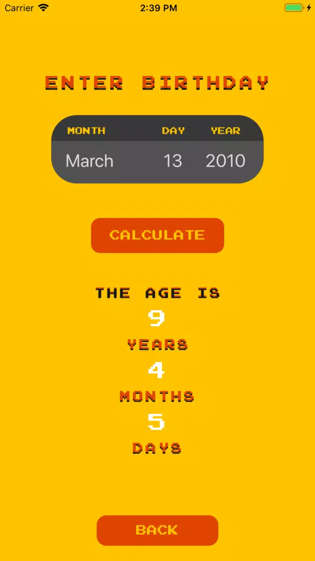 Capturas de pantalla de Age Calculator by Bearlytics