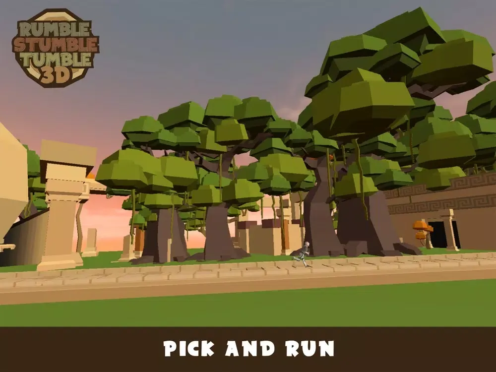 Rumble Tumble Stumble 3D iPad  Screenshots