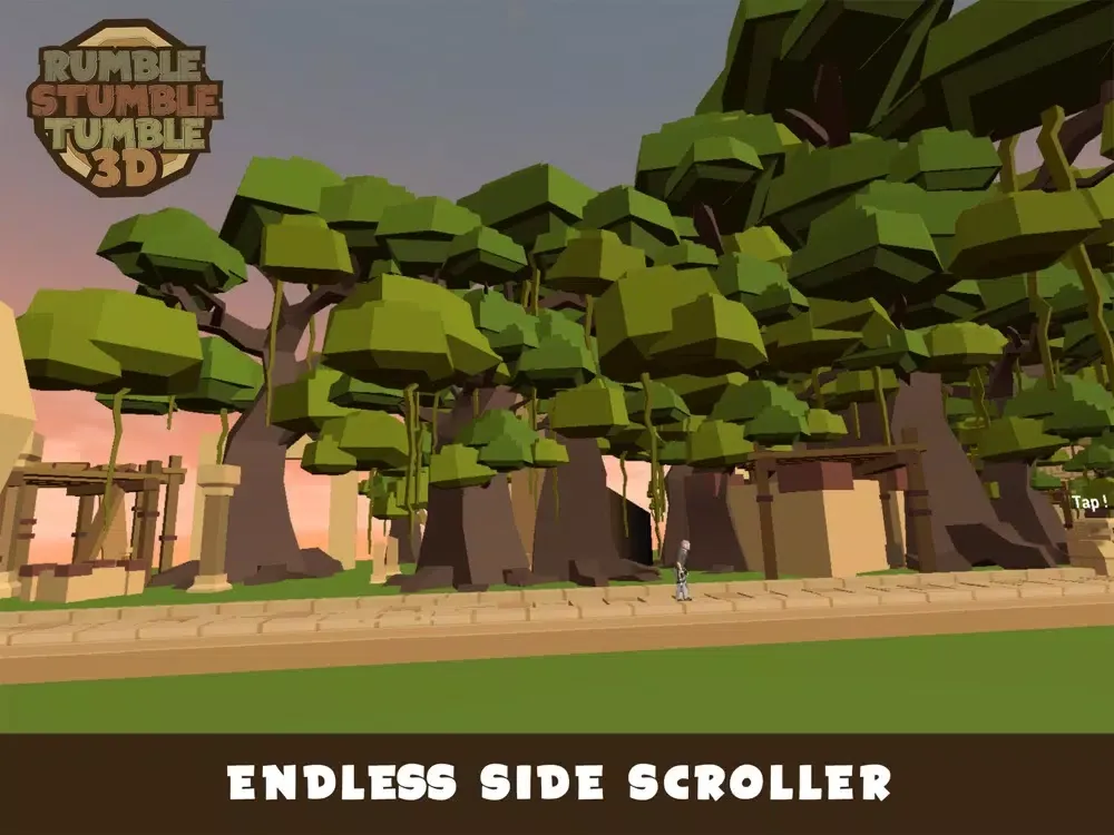 Rumble Tumble Stumble 3D iPad  Screenshots