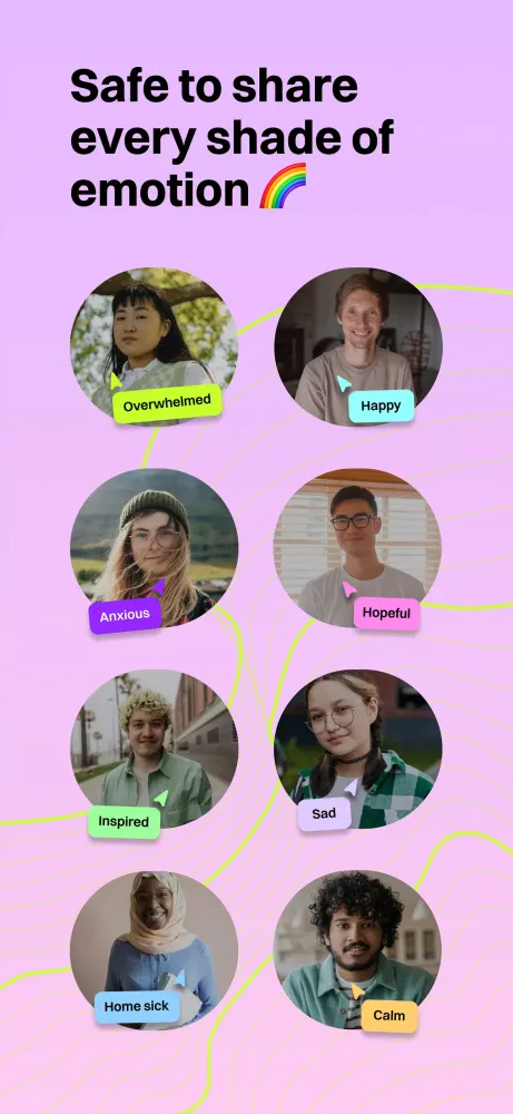 TalkLife سکرین شاٹس