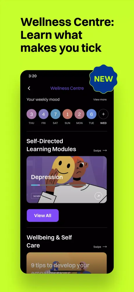 TalkLife سکرین شاٹس