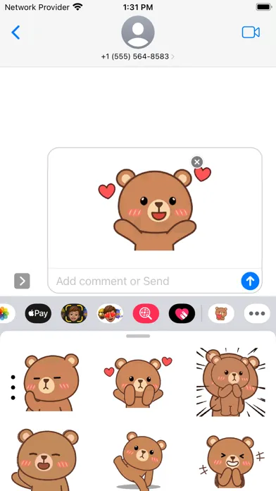 Cute Bear Stickers - WASticker Screenshots