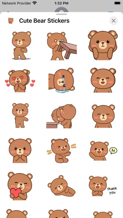 Cute Bear Stickers - WASticker Screenshots