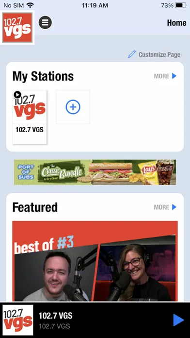 102.7 VGS Screenshots