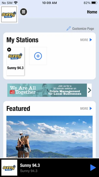 Sunny 94.3 FM Screenshots