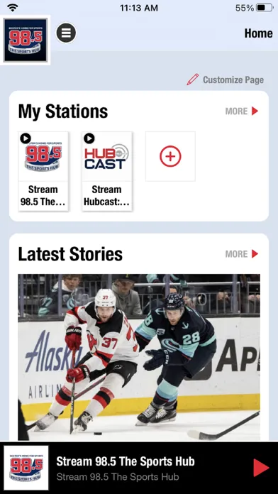 98.5 The Sports Hub Screenshots