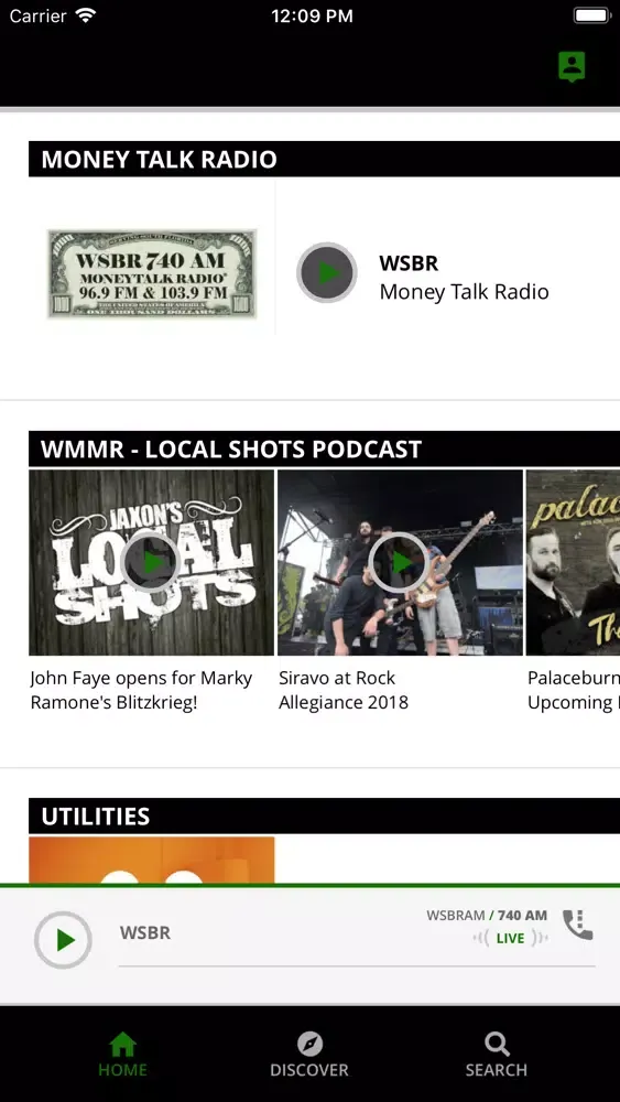 WSBR 740 AM スクリーンショット