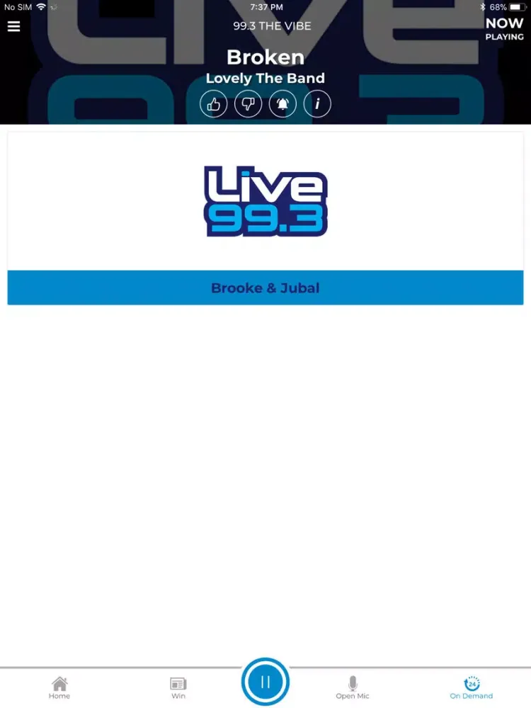 Capturas de pantalla de Live 99.3 WVBX iPad 
